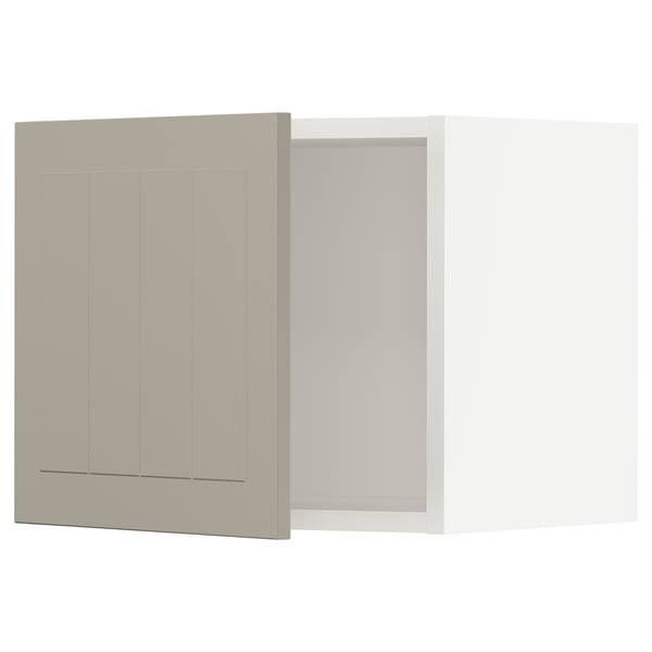 SEKTION Wall cabinet, white/Stensund beige, 18x15x15 "