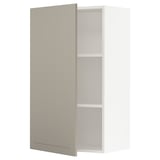 SEKTION Wall cabinet, white/Stensund beige, 24x15x40 "