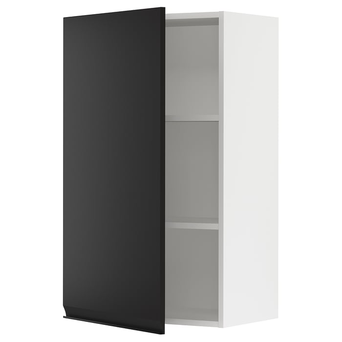 SEKTION wall white/Upplöv matte anthracite, 24x15x40" IKEA