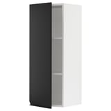 SEKTION Wall cabinet, white/Upplöv matte anthracite, 15x15x40 "