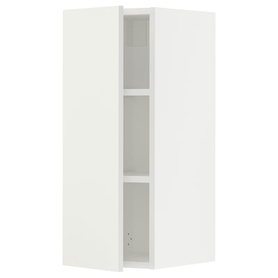 SEKTION Wall cabinet, white/Vallstena white, 12x15x30 "