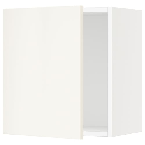White SEKTION kitchen cabinet with smooth surfaces and clean lines.