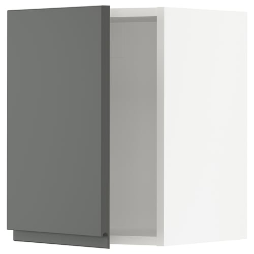 SEKTION Wall cabinet, white/Voxtorp dark gray, 15x15x20 "