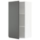SEKTION Wall cabinet, white/Voxtorp dark gray, 21x15x40 "