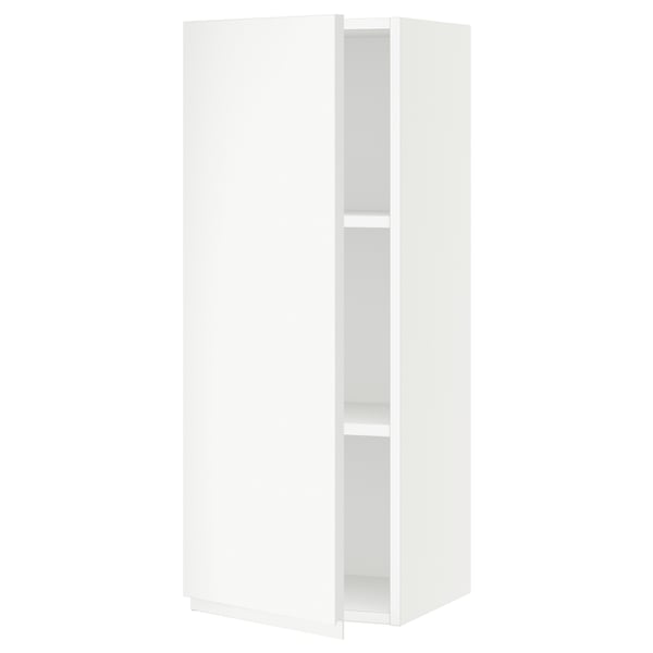 SEKTION Wall cabinet, white/Voxtorp matte white, 15x15x40 "