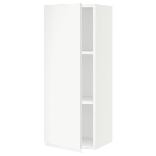 SEKTION kitchen cabinet, matte white, square shape, minimalist design.