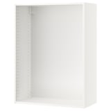 SEKTION white wall cabinet, rectangular, modern style, open-front.