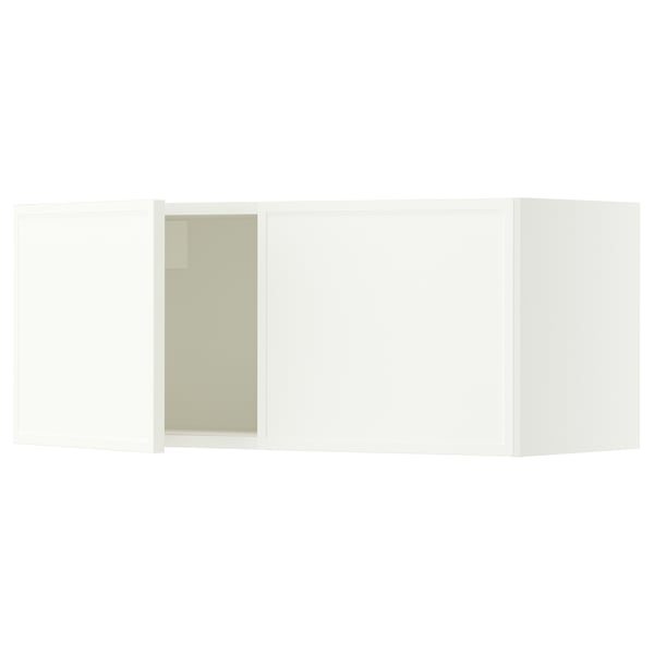 SEKTION Wall cabinet with 2 doors, white/Aspudden matte white, 36x15x15 "