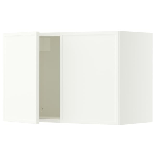 SEKTION Wall cabinet with 2 doors, white/Aspudden matte white, 30x15x20 "