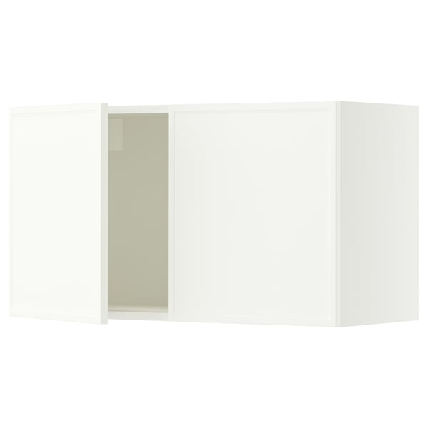 SEKTION Wall cabinet with 2 doors, white/Aspudden matte white, 36x15x20 "