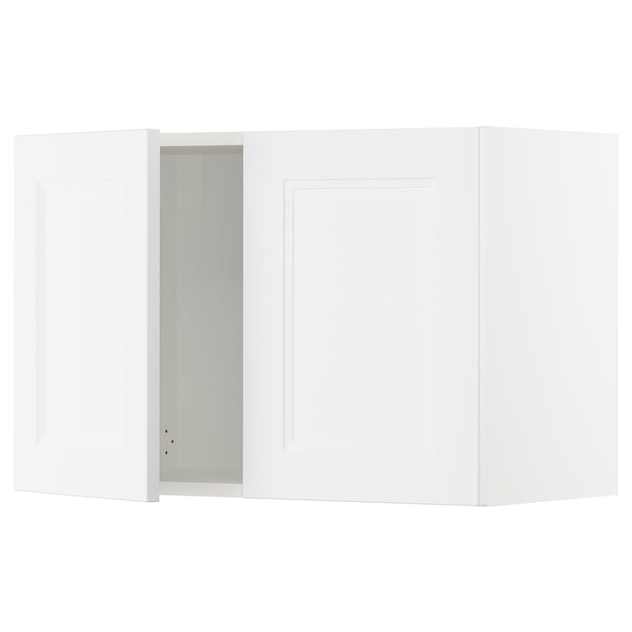 SEKTION wall with 2 doors, white/Axstad matt white, 30x15x20