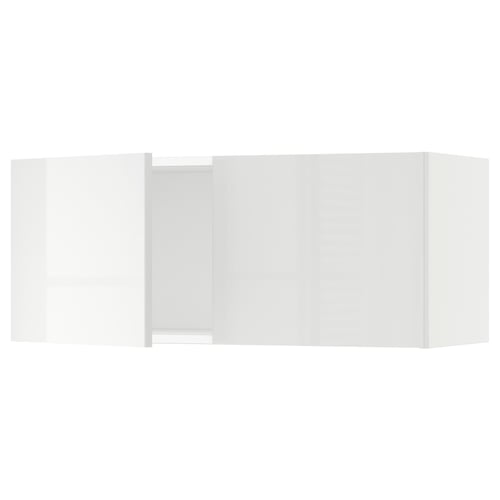 SEKTION kitchen cabinets: modern white high gloss, rectangular shape, sleek minimalist design.