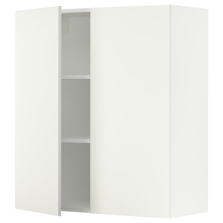SEKTION wall with 2 doors, white/Vallstena white, 36x15x40" IKEA