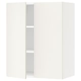 SEKTION Wall cabinet with 2 doors, white/Veddinge white, 24x15x30 "