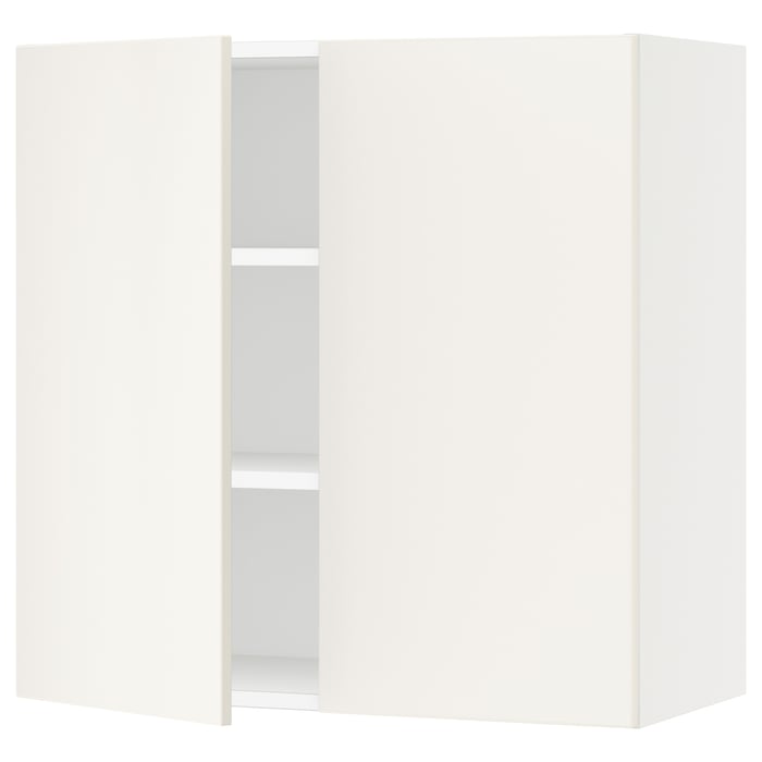 SEKTION wall with 2 doors, white/Veddinge white, 30x15x30" IKEA