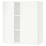 SEKTION Wall cabinet with 2 doors, white/Voxtorp matte white, 36x15x40 "