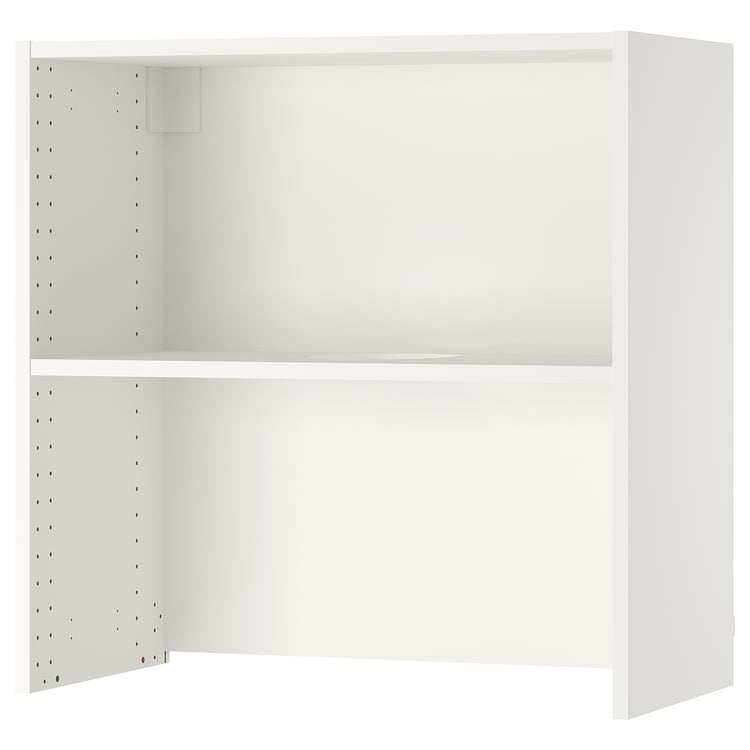 SEKTION Wall for range hood with shelf, white, 30x143/4x30" IKEA