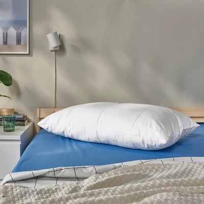 SENAPSMOTT Pillow, side/back sleeper, with cooling fabric, 20x30 "