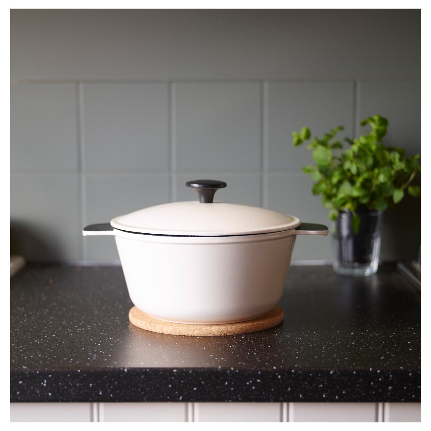 IKEA 902.328.40 Senior Casserole With Lid White OffWhite Casseroles Home & Kitchen