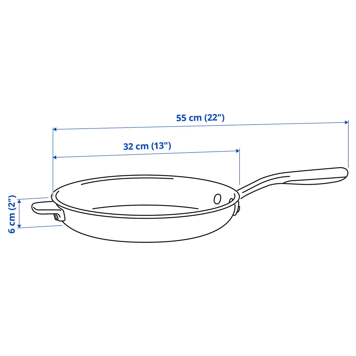 Woks & StirFry Pans IKEA 303.245.45 Sensuell Frying Pan Gray IKEA. Stainless Steel Home