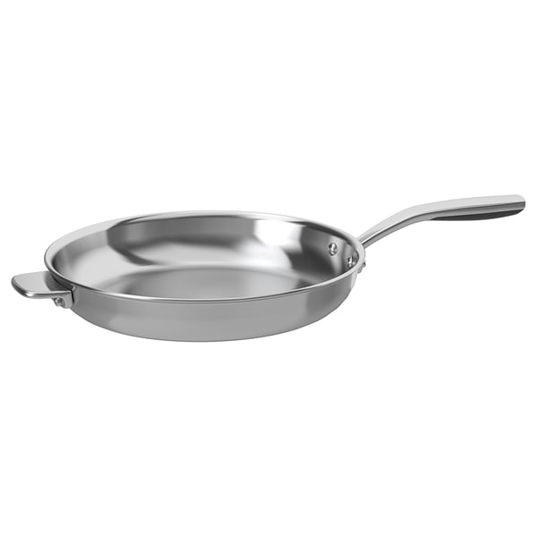 SENSUELL Frying pan stainless steel, gray IKEA