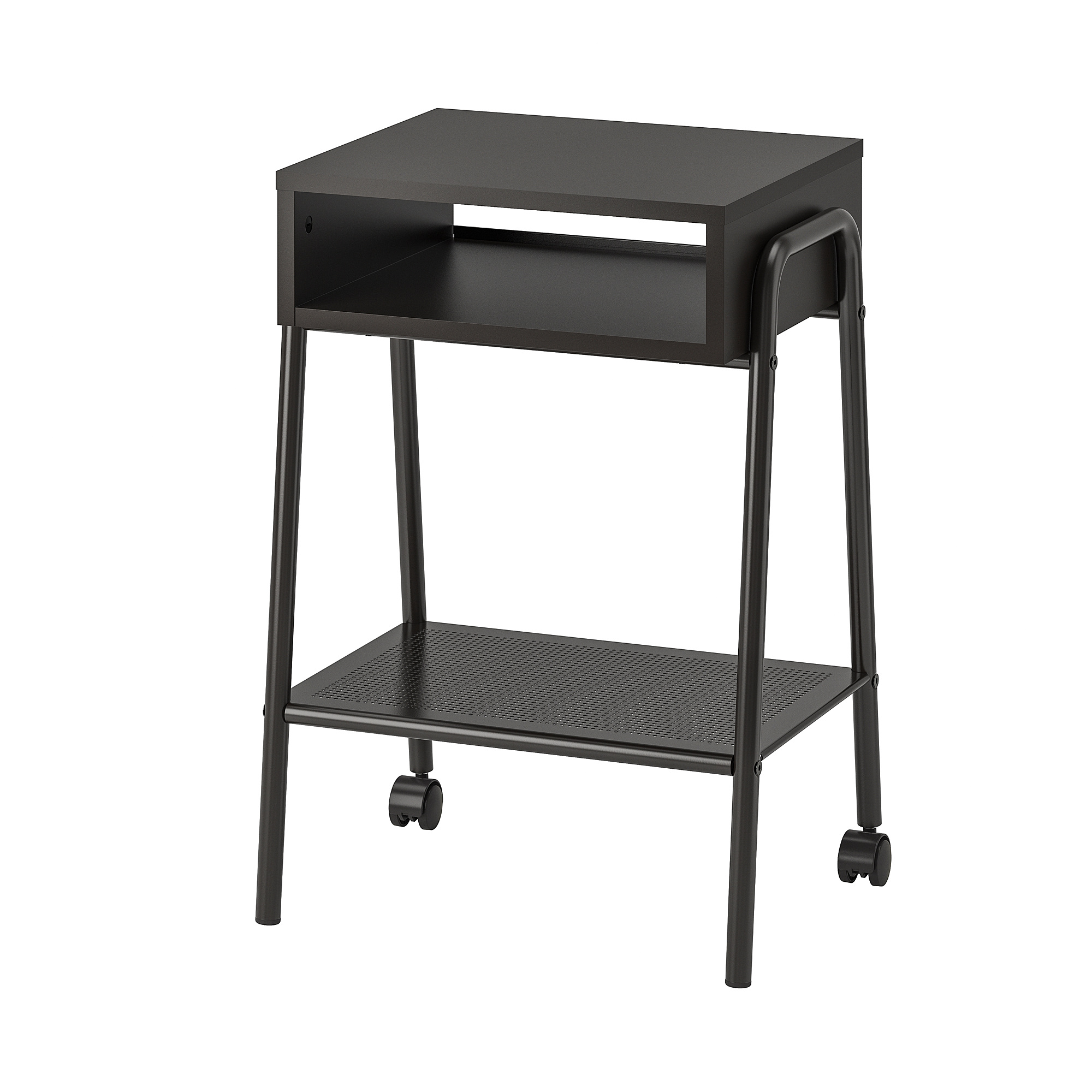 SETSKOG Nightstand, black, 17 3/4x13 3/4" IKEA