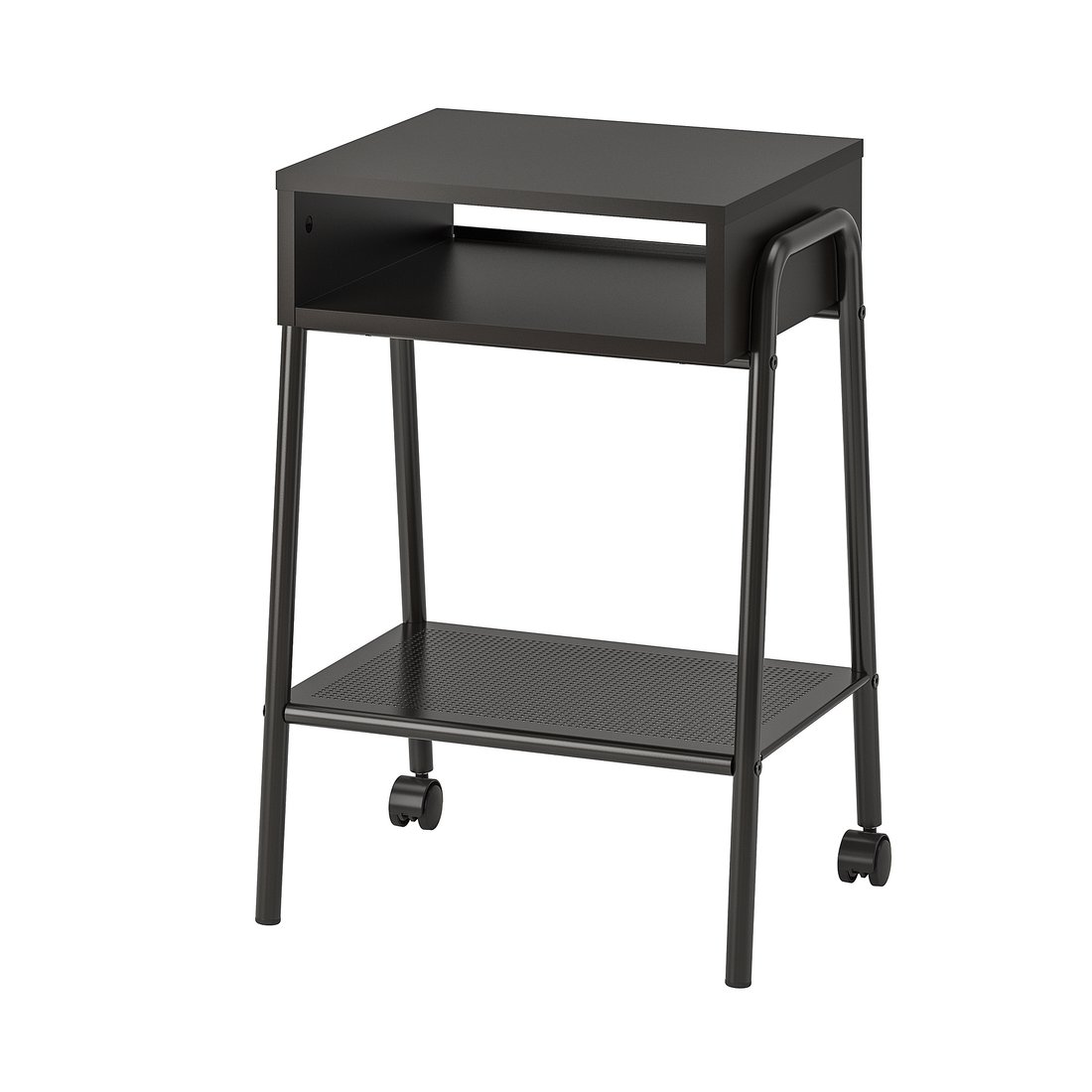 SETSKOG Nightstand, black, 17 3/4x13 3/4" IKEA
