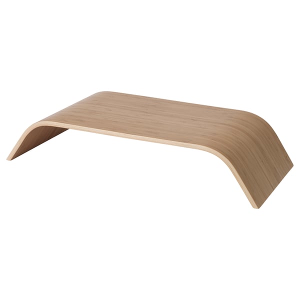 SIGFINN Monitor stand, fixed height - bamboo veneer