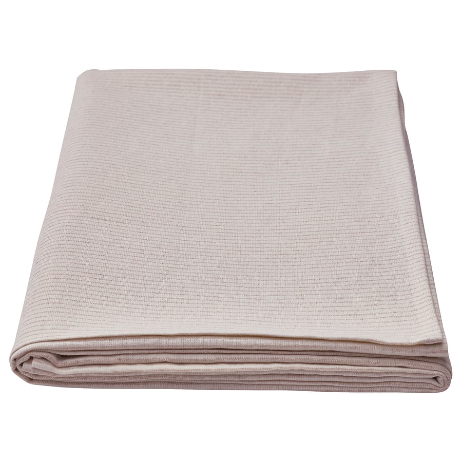 SILVERARV Tablecloth, beige, 57x94 "