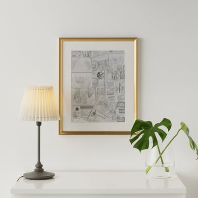 HIMMELSBY Frame, white, 4x6 - IKEA