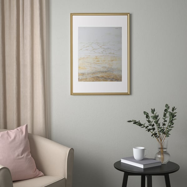 SILVERHÖJDEN Frame, gold, 19 ¾x27 ½ "