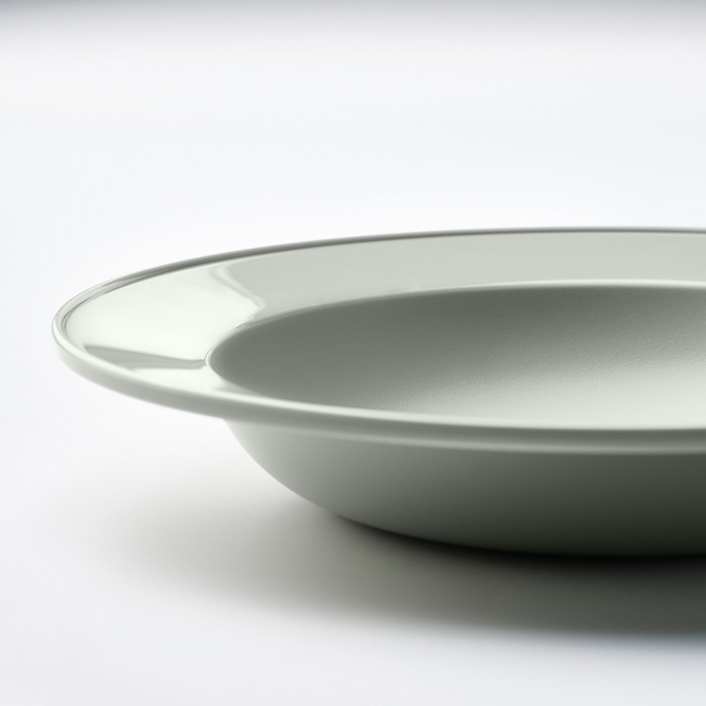 Deep plate/bowl, plastic/green-gray 3