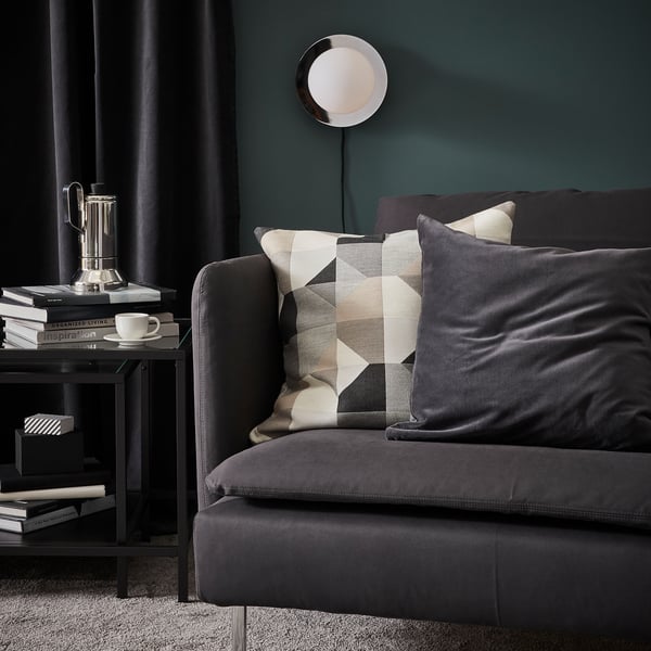 SIMRISHAMN table/wall lamp, chrome plated/opal glass, 6" IKEA