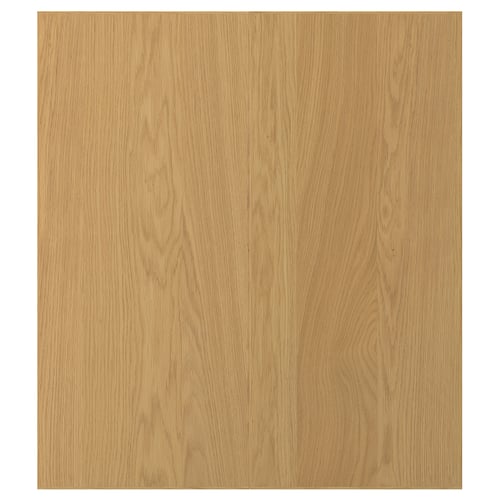 A SINARP oak wood door with a natural finish. It is rectangular and has a solid oak edge.
