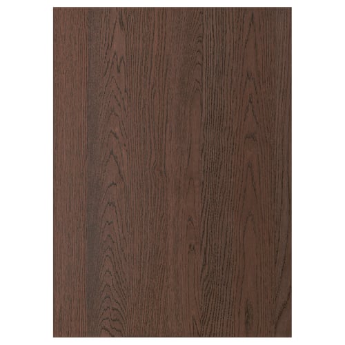 Dark wood panel- SINARP 25-year warranty. Oak veneer, timeless design.