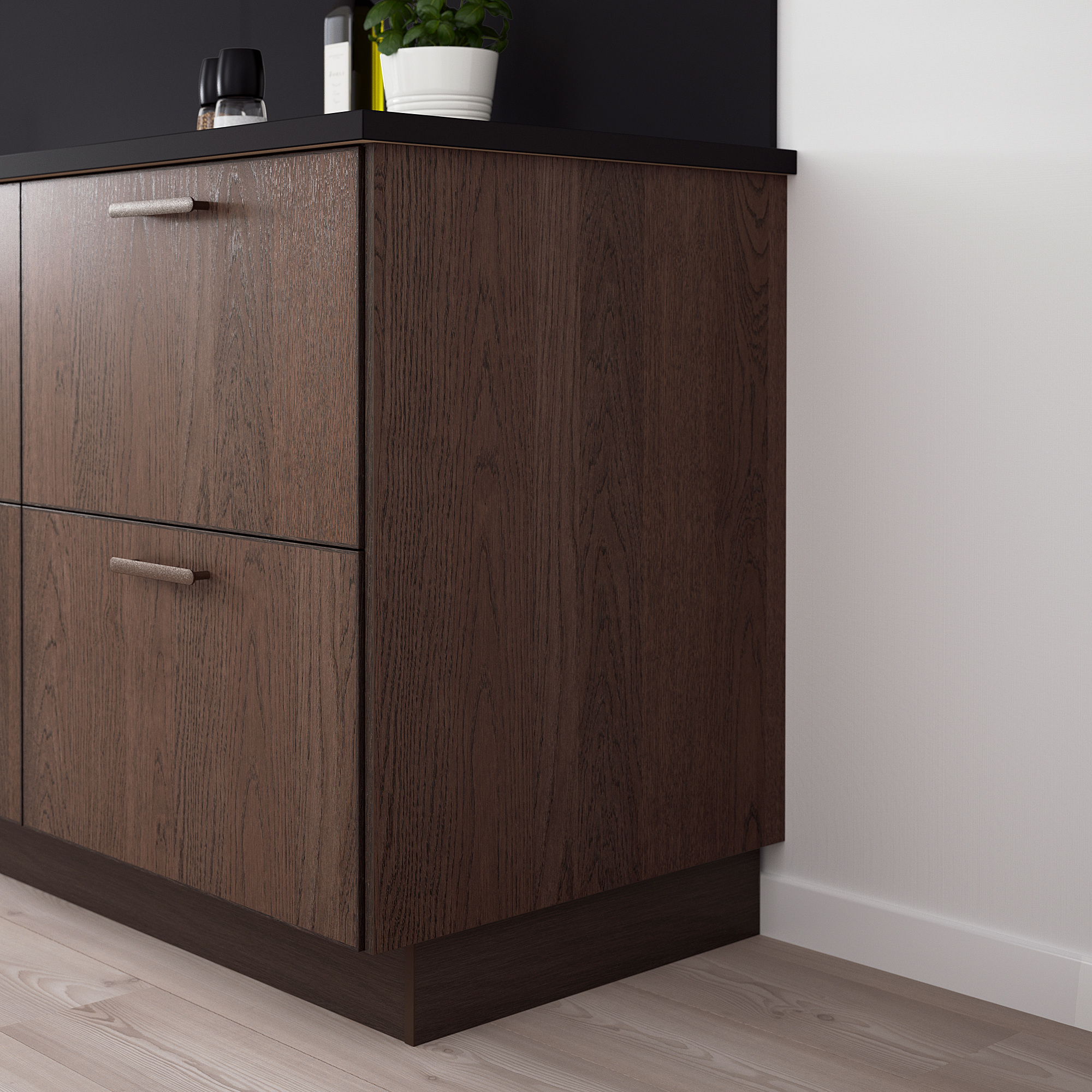 SINARP Cover panel, brown, 25x90" IKEA