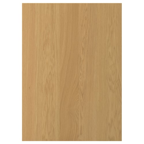 SINARP oak-veneer panel, 25-year guarantee. Uniform finish, oak grains, rectangular.