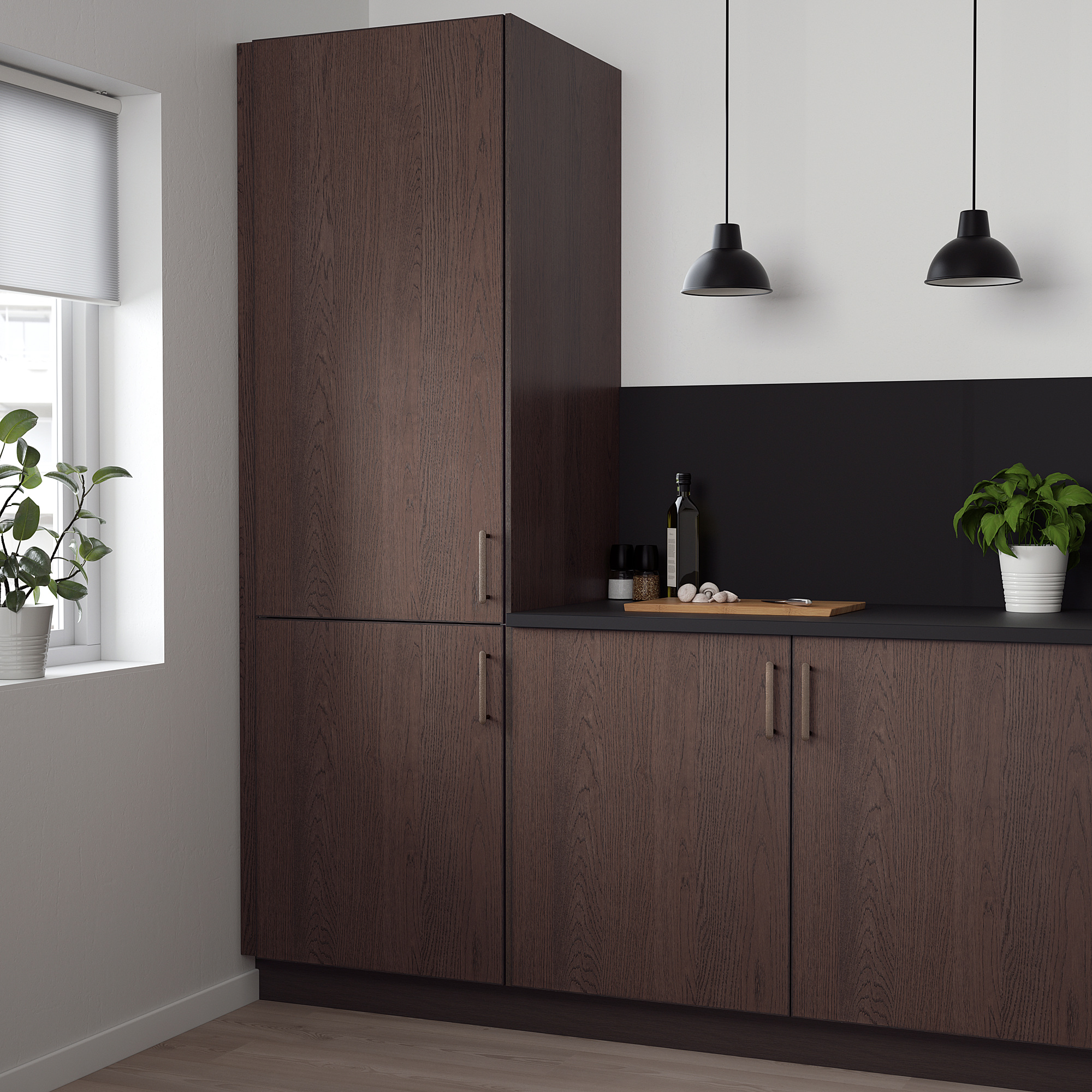 Dark Brown Kitchen SINARP Kitchen Series IKEA