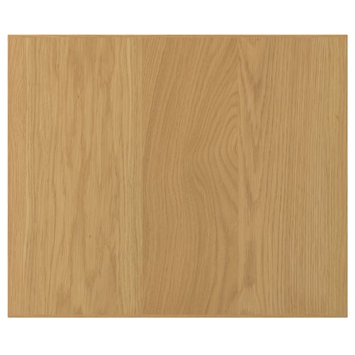 SINARP oak veneer cabinet door. Rectangular, natural wood grain finish.
