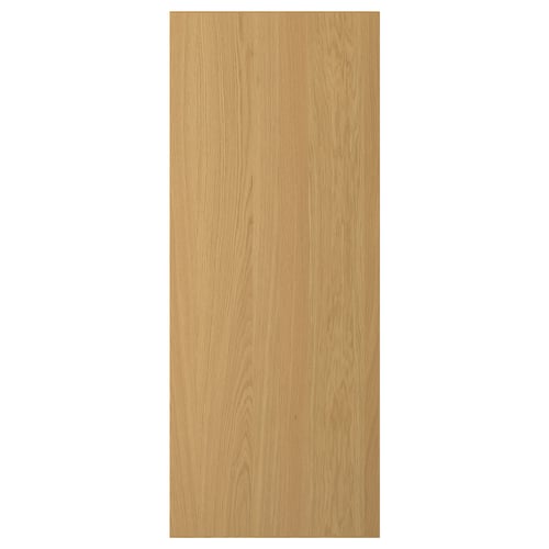 SINARP: wooden door, natural finish, oak veneer, rectangular, simple design.