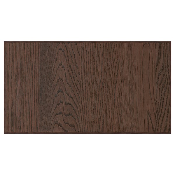 SINARP Drawer front, brown, 18x10 "