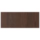 SINARP Drawer front, brown, 24x10 "