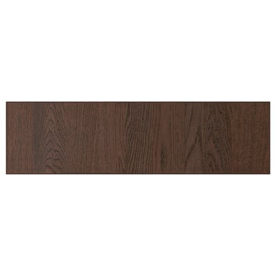 SINARP Drawer front, brown, 36x10 "