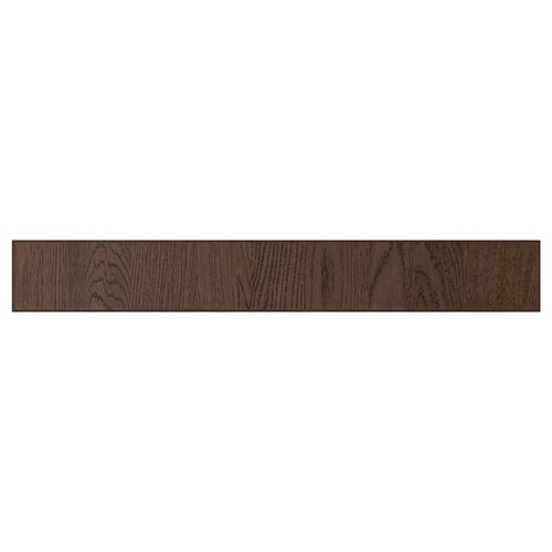 Dark wood SINARP oak veneer drawer front, rectangular with modern design.