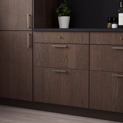 SINARP Drawer front, brown, 24x15 "