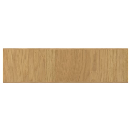 Wooden oak panel, rectangular & smooth.