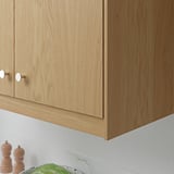 SINARP Rounded deco strip, oak veneer, 87 "