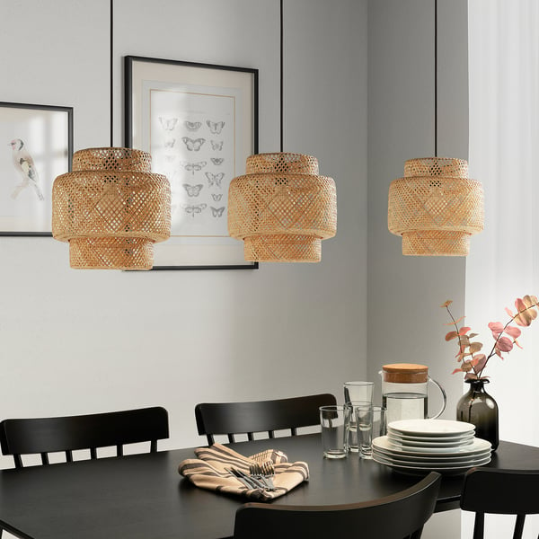 Ritueel half acht Onafhankelijk SINNERLIG Pendant lamp, bamboo/handmade, 11" - IKEA