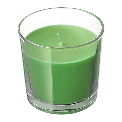 SINNLIG Scented candle in glass IKEA