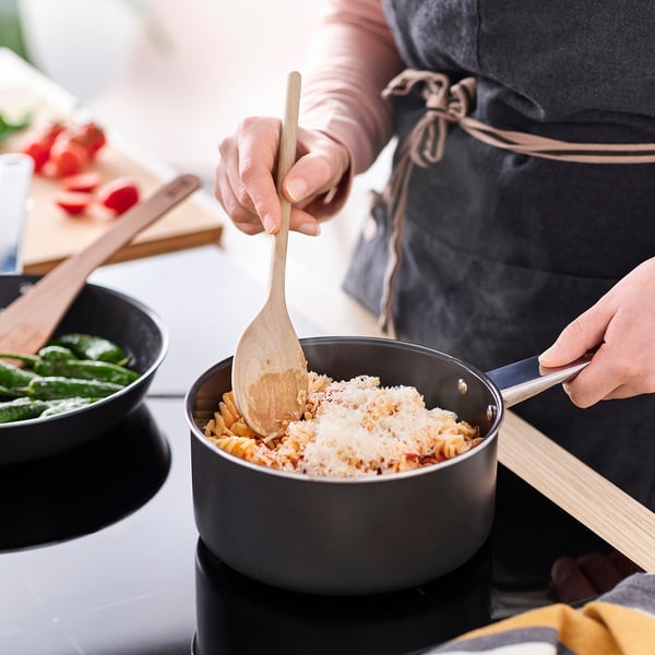 SJÖKEX 2-piece kitchen utensil set, beech